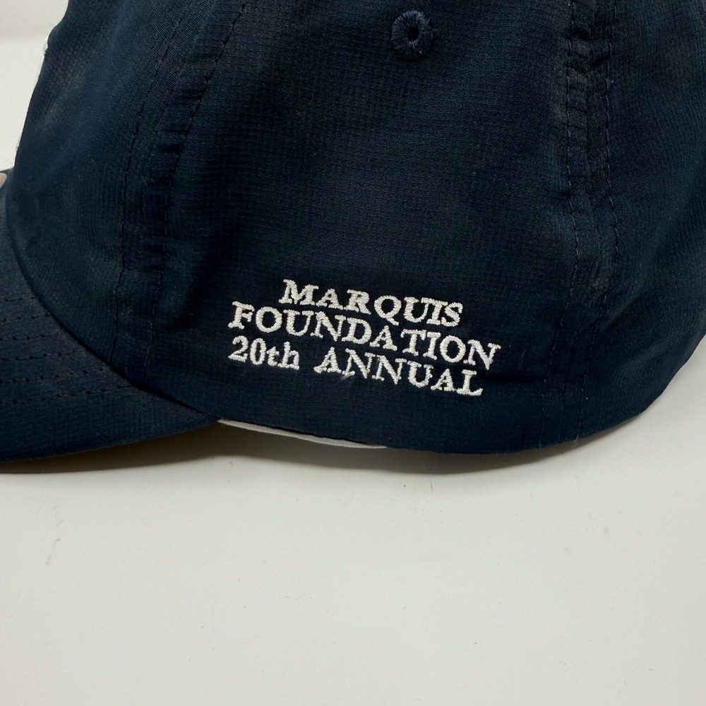 Imperial True Fit Navy Performance Hat Marquis Foundation 20th Annual M Logo - Picture 9 of 10